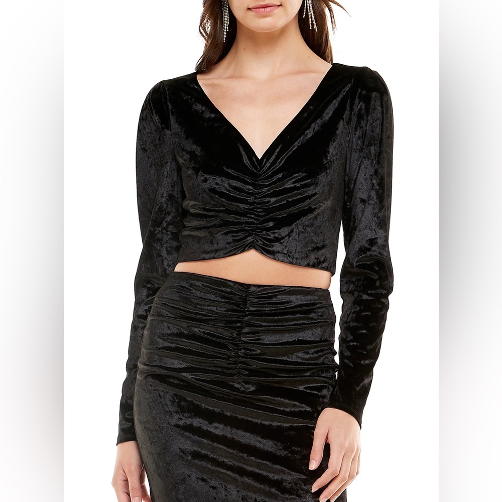 WAYF long sleeve crop top NWT